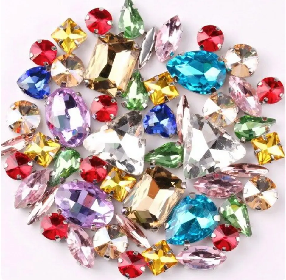 MIX Cristales engarzados  2