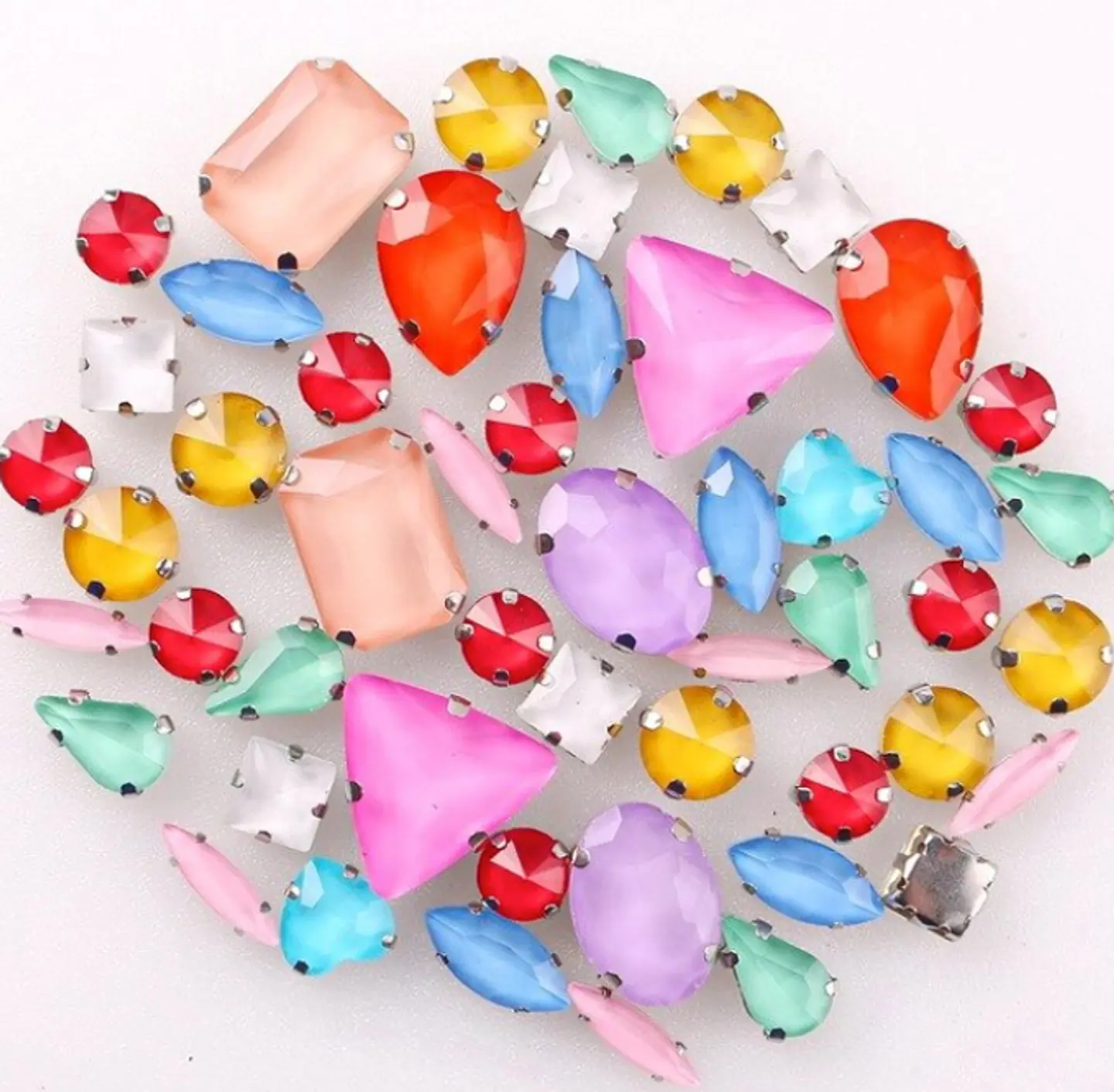 MIX Cristales engarzados  10