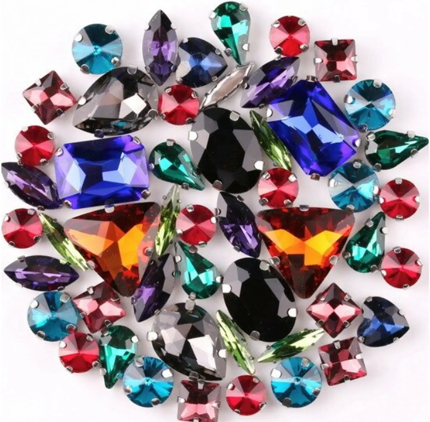 MIX Cristales engarzados  3