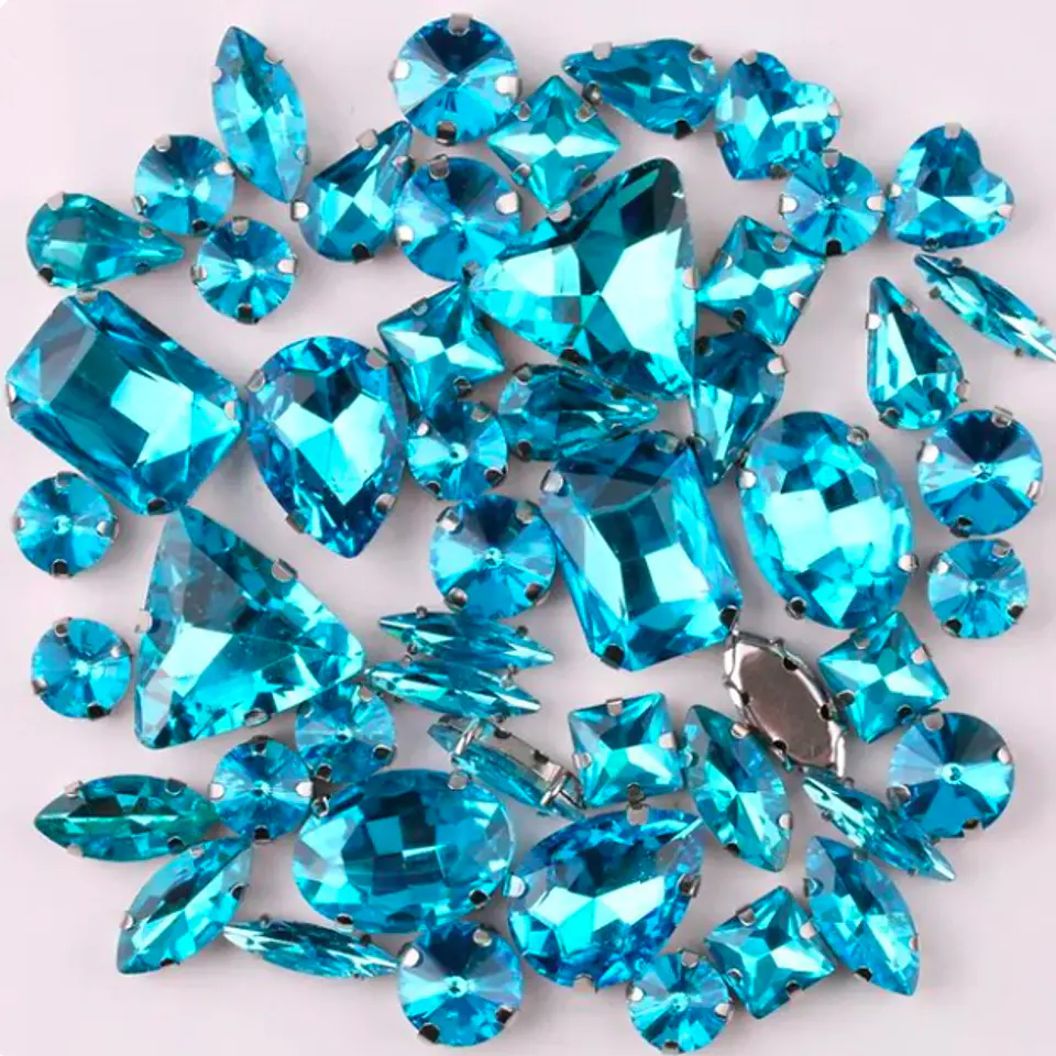 MIX Cristales engarzados  4