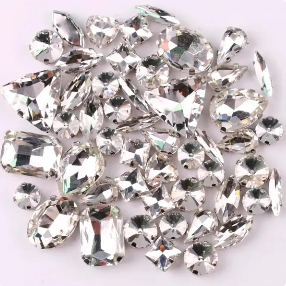 MIX Cristales engarzados  1