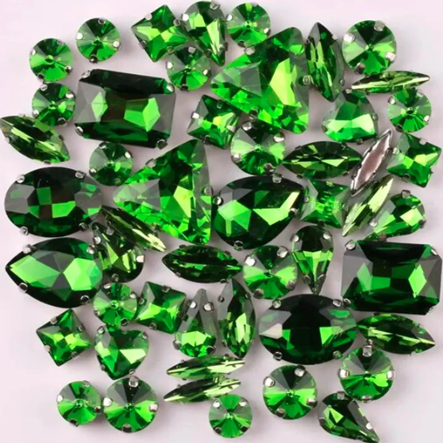 MIX Cristales engarzados  18