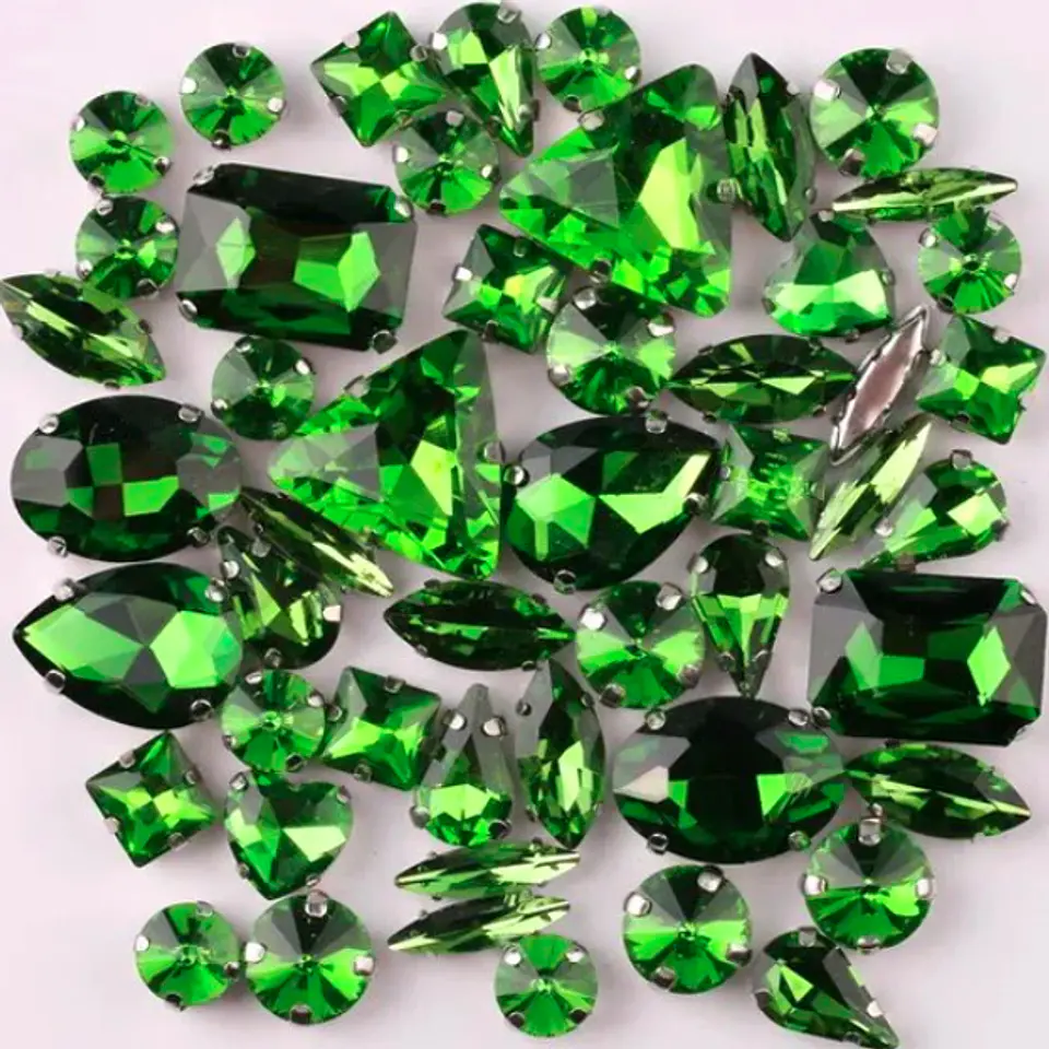 MIX Cristales engarzados  18