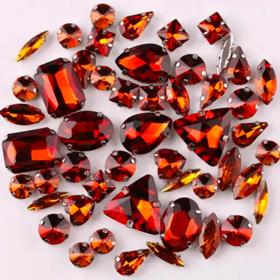 MIX Cristales engarzados  25