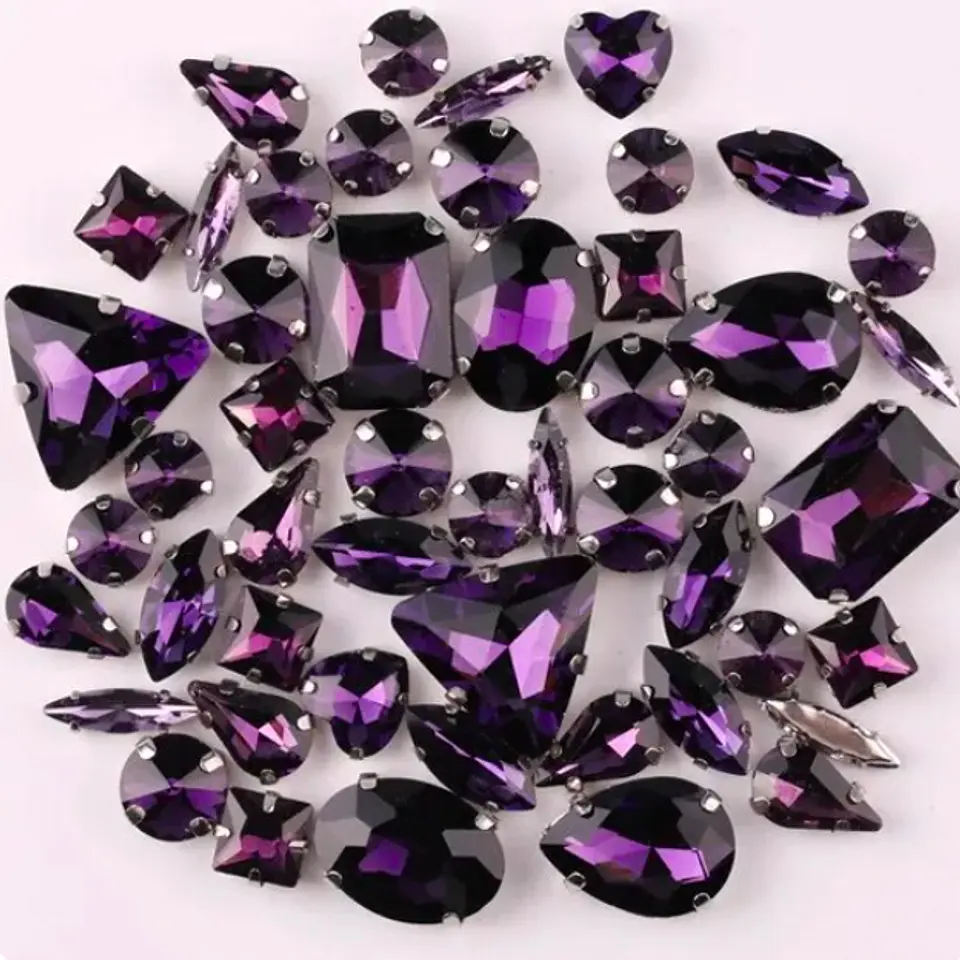 MIX Cristales engarzados  5