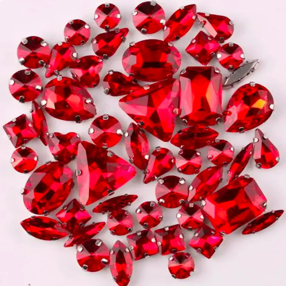 MIX Cristales engarzados  22