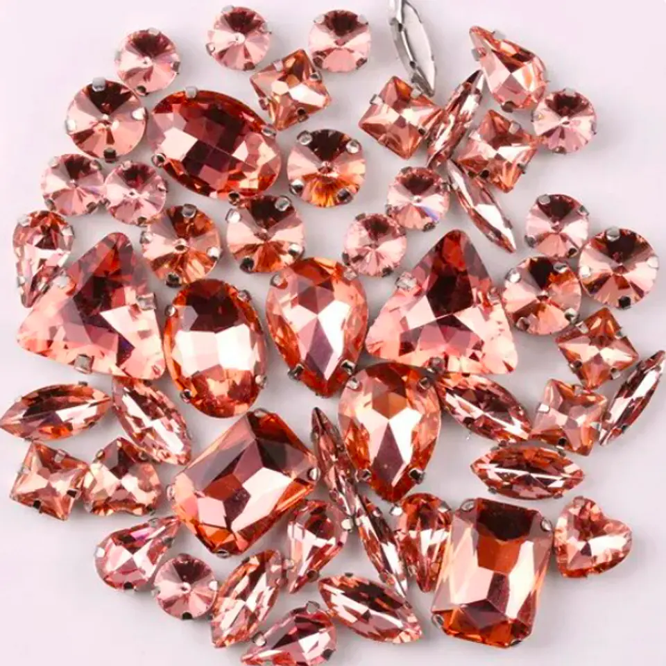 MIX Cristales engarzados  14