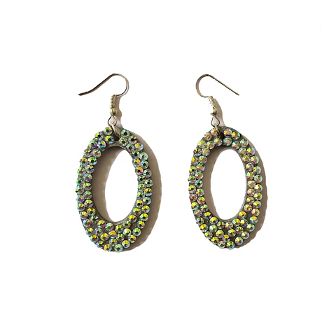 Pendientes ovalado