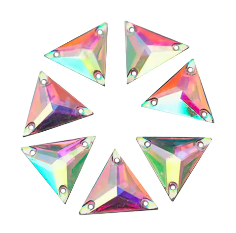 Triangulo tornasol acrilico