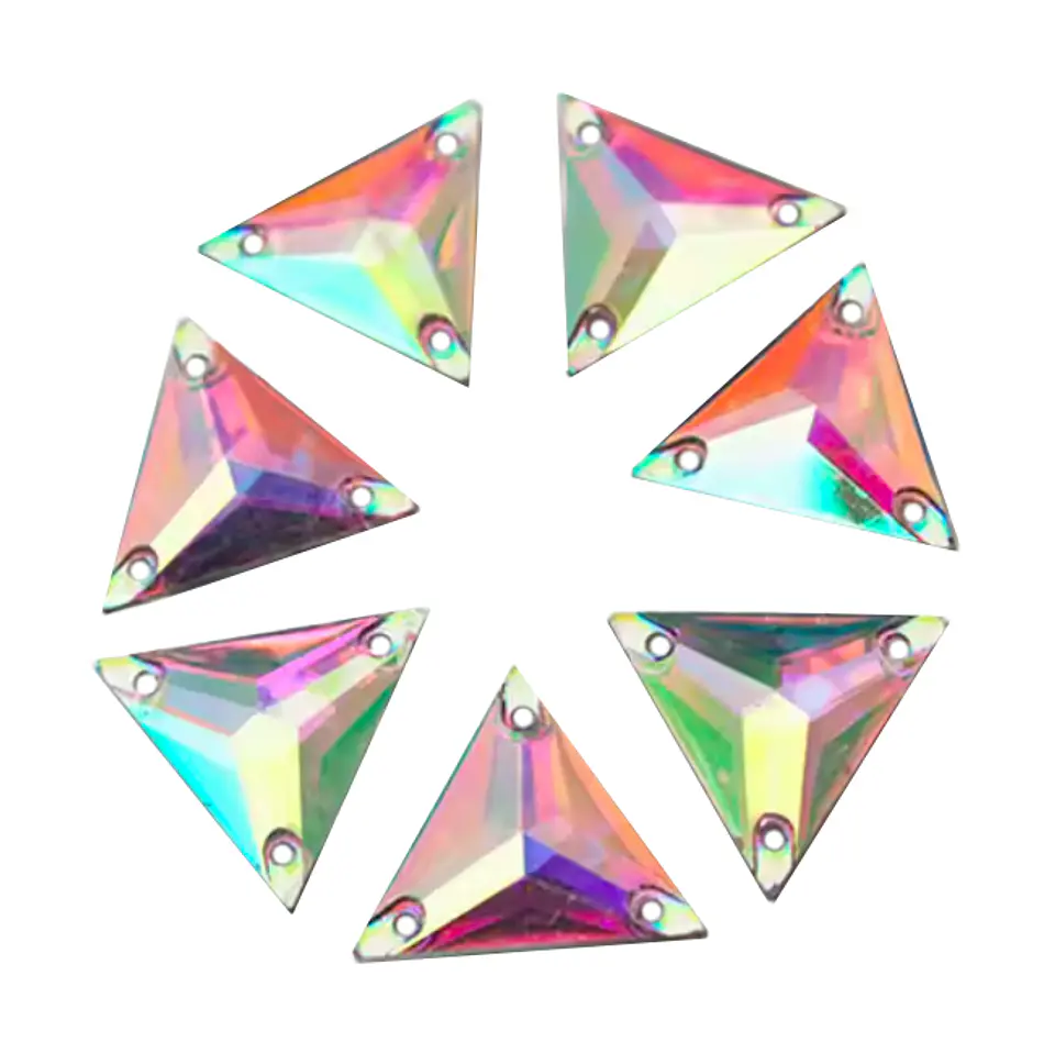 Triangulo tornasol acrilico 1