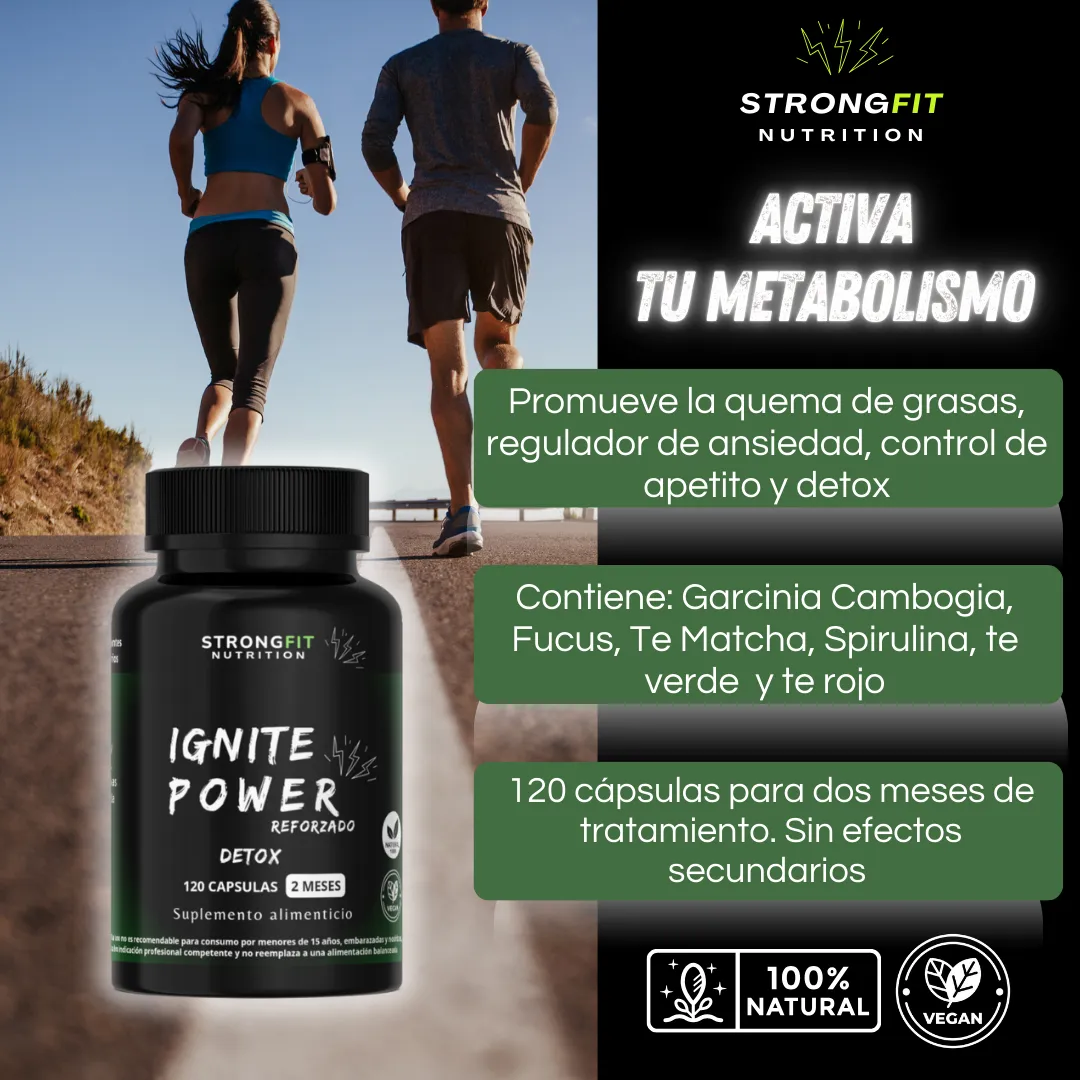 Ignite Power - Detox 120 capsulas 2