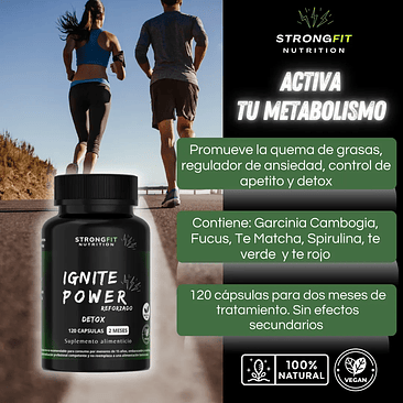 Ignite Power - Detox 120 capsulas 2