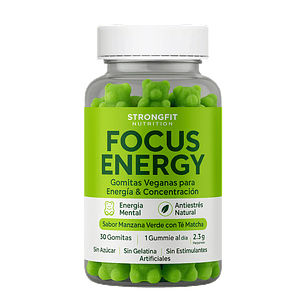 Focus Energy - Gomitas Para Energía Y Concentracion - Manzana Verde