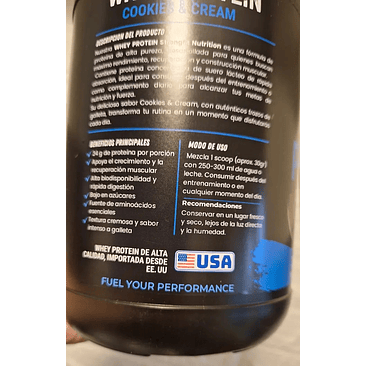 Whey Protein Cookies & Cream 1kg Strongfit Nutrition 4