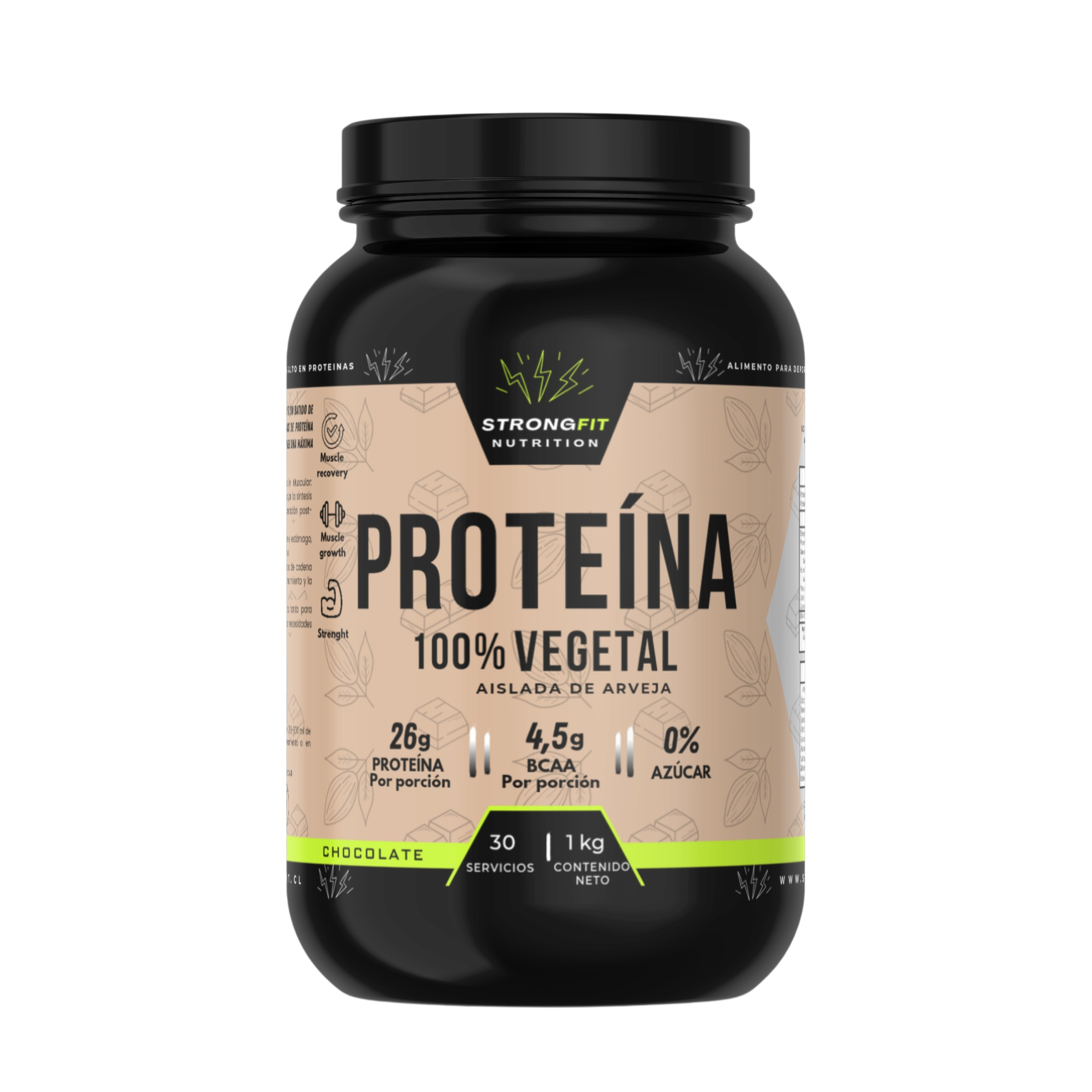 Proteína Vegetal 1kg Sabor Chocolate 1
