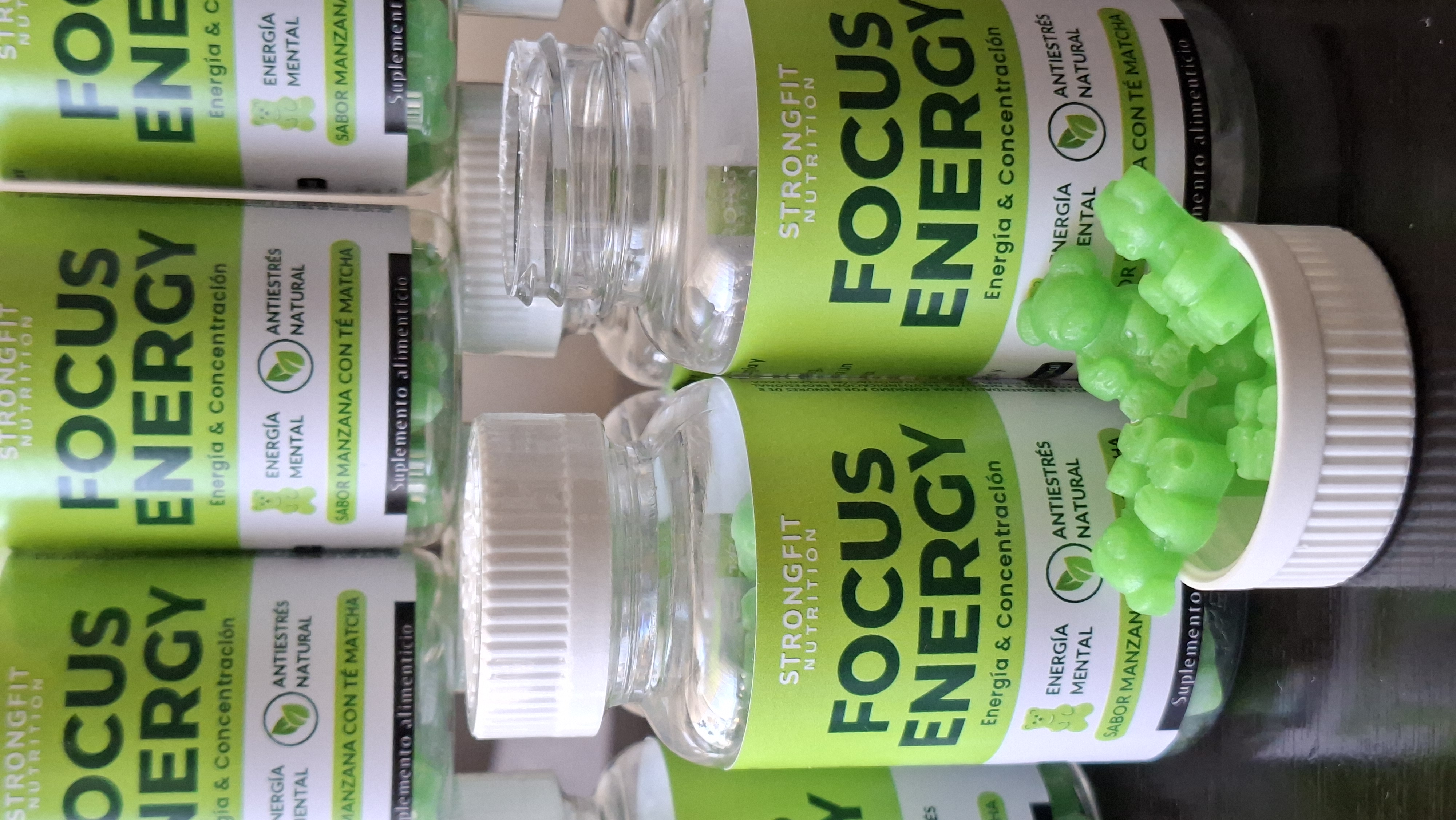 Focus Energy - Gomitas Para Energía Y Concentracion - Manzana Verde 3