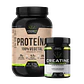 Pack Proteína Vegetal + Creatina Monohidratada 300g Strongfit - Miniatura 2