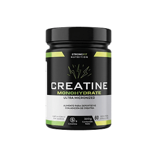 OFERTA HOY Creatina Monohidratada Ultra Micronizada 300g 60sv
