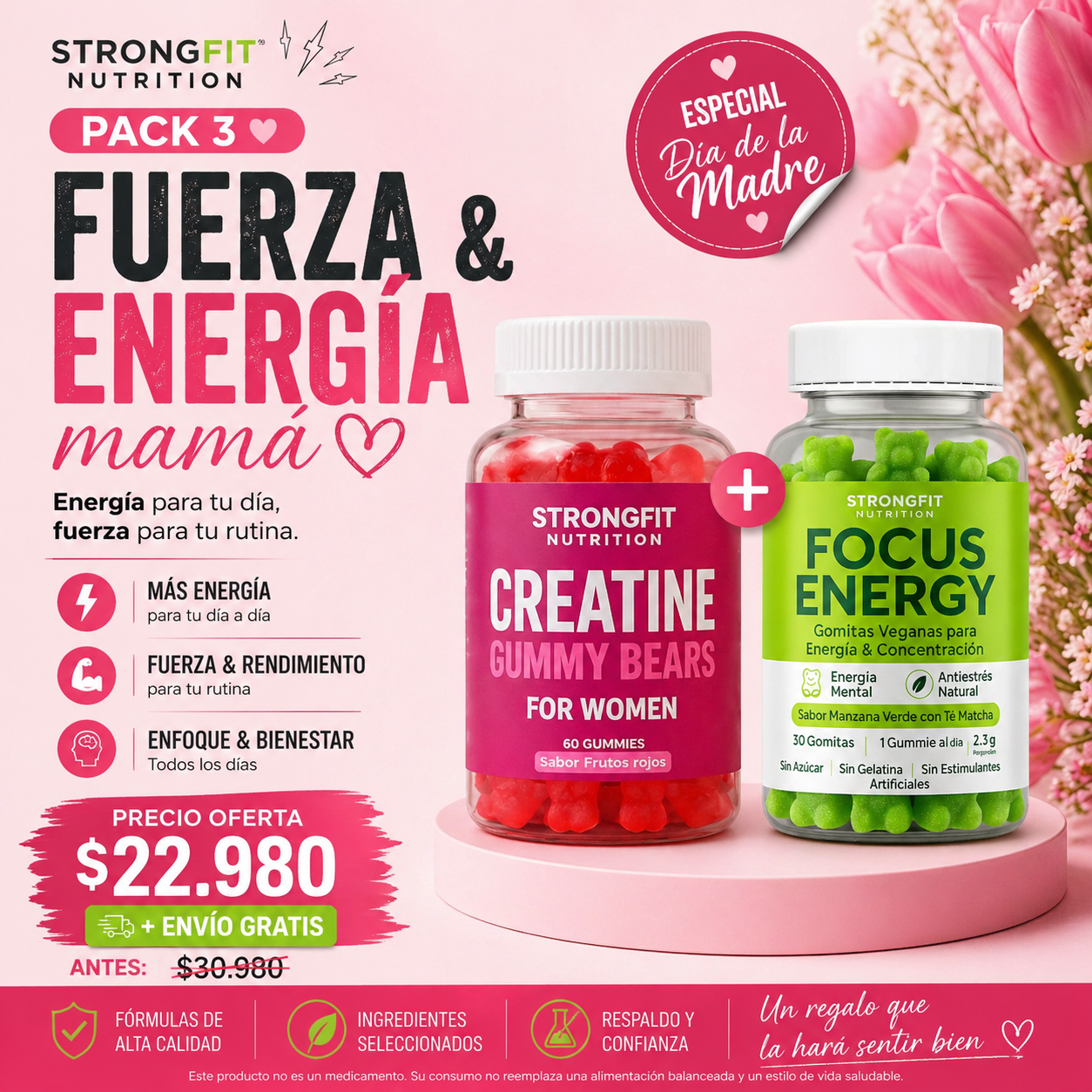 PACK FUERZA & ENERGÍA MAMÁ 2