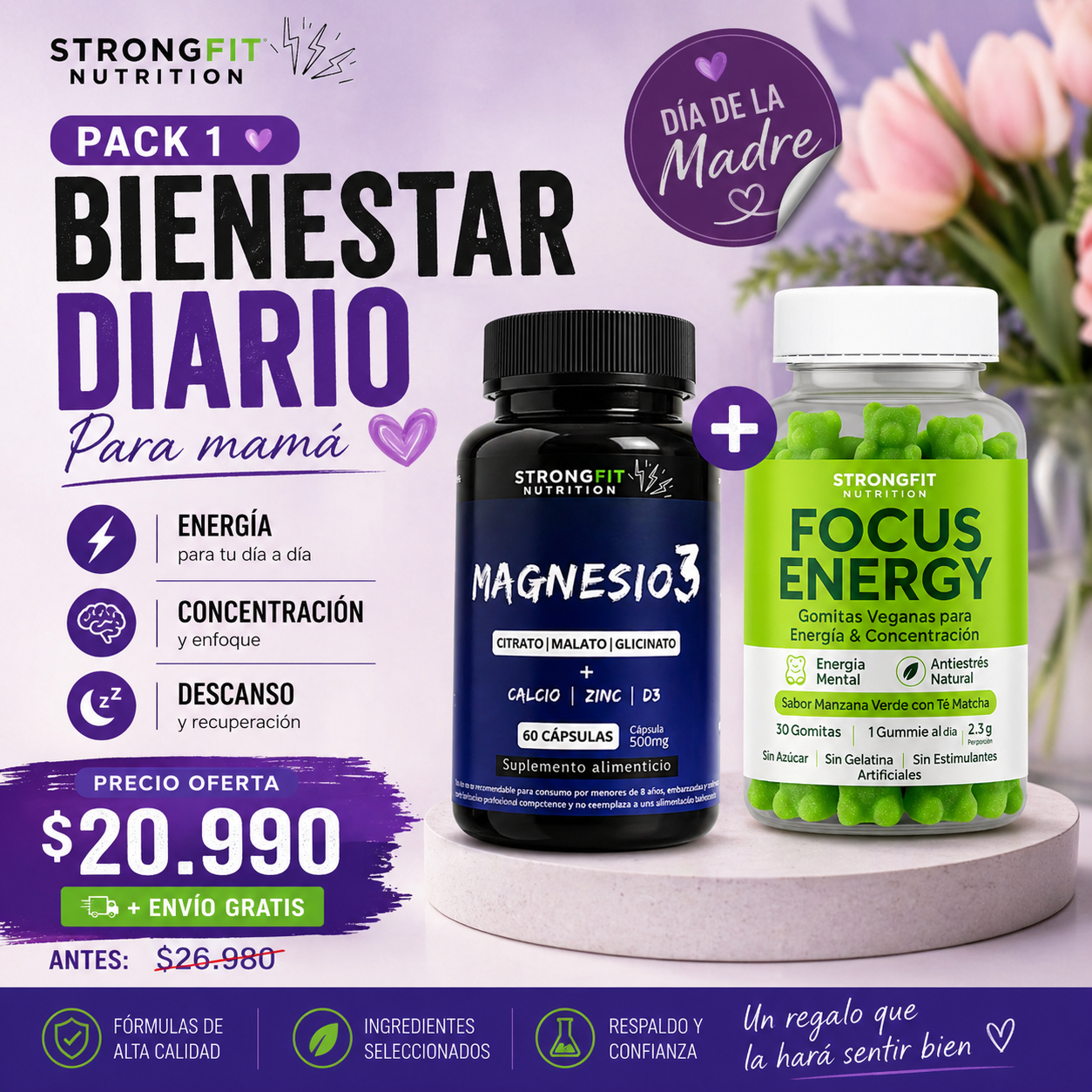PACK ENERGÍA & BIENESTAR MAMÁ 2