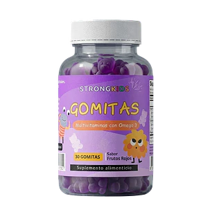 Gomitas Multivitamínicas Niños Con Omega3 Strongkids