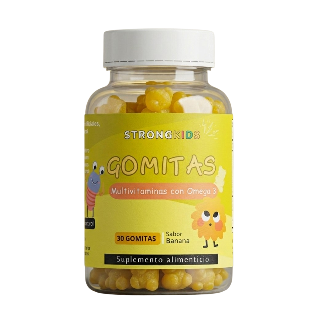 Gomitas Multivitamínicas Niños Con Omega3 Strongkids 2