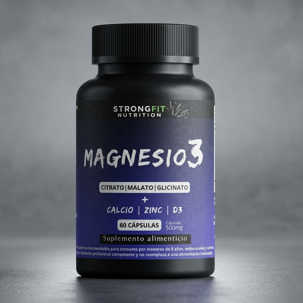 Magnesio 3 - Con Calcio, Zinc Y D3 - 60 Cápsulas 4