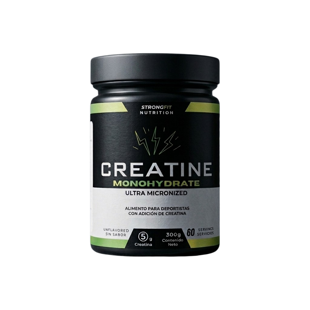 OFERTA HOY Creatina Monohidratada Ultra Micronizada 300g 60sv 1