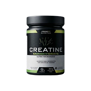 OFERTA HOY Creatina Monohidratada Ultra Micronizada 300g 60sv