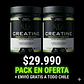 OFERTA HOY Creatina Monohidratada Ultra Micronizada 300g 60sv - thumbnail 4