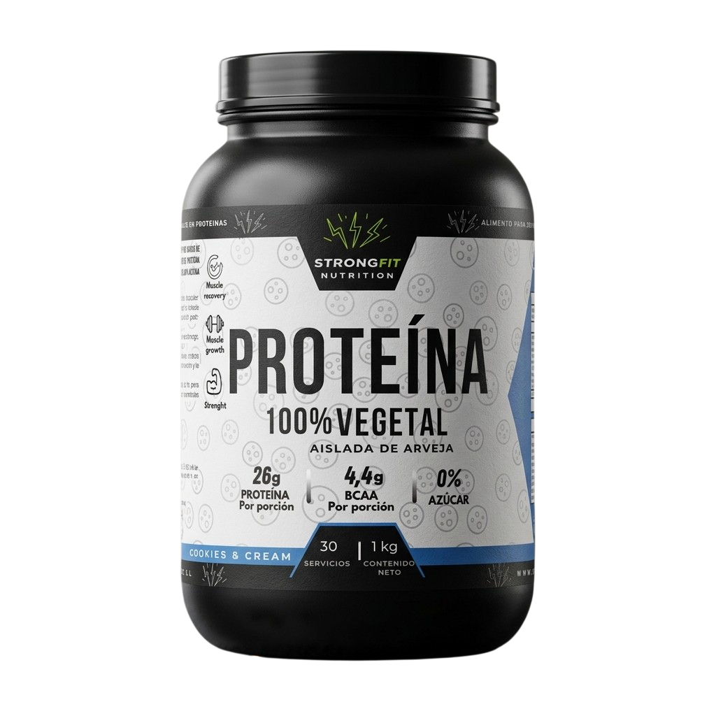 Proteína Vegetal 1kg sabor Cookies and Cream 1