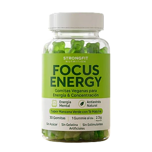 Focus Energy - Gomitas Para Energía Y Concentracion - Manzana Verde