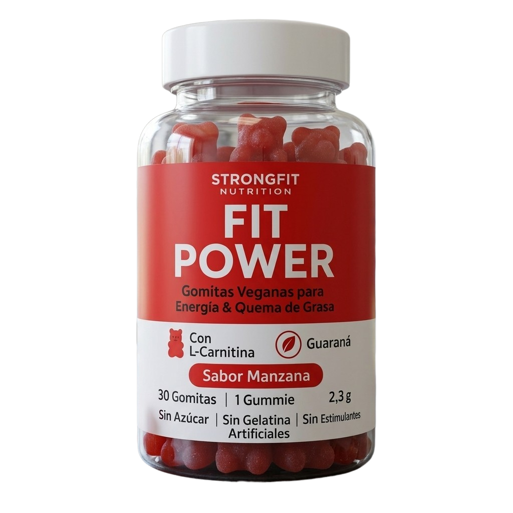 Fit Power Preentreno Detox En Gomitas sabor manzana 1