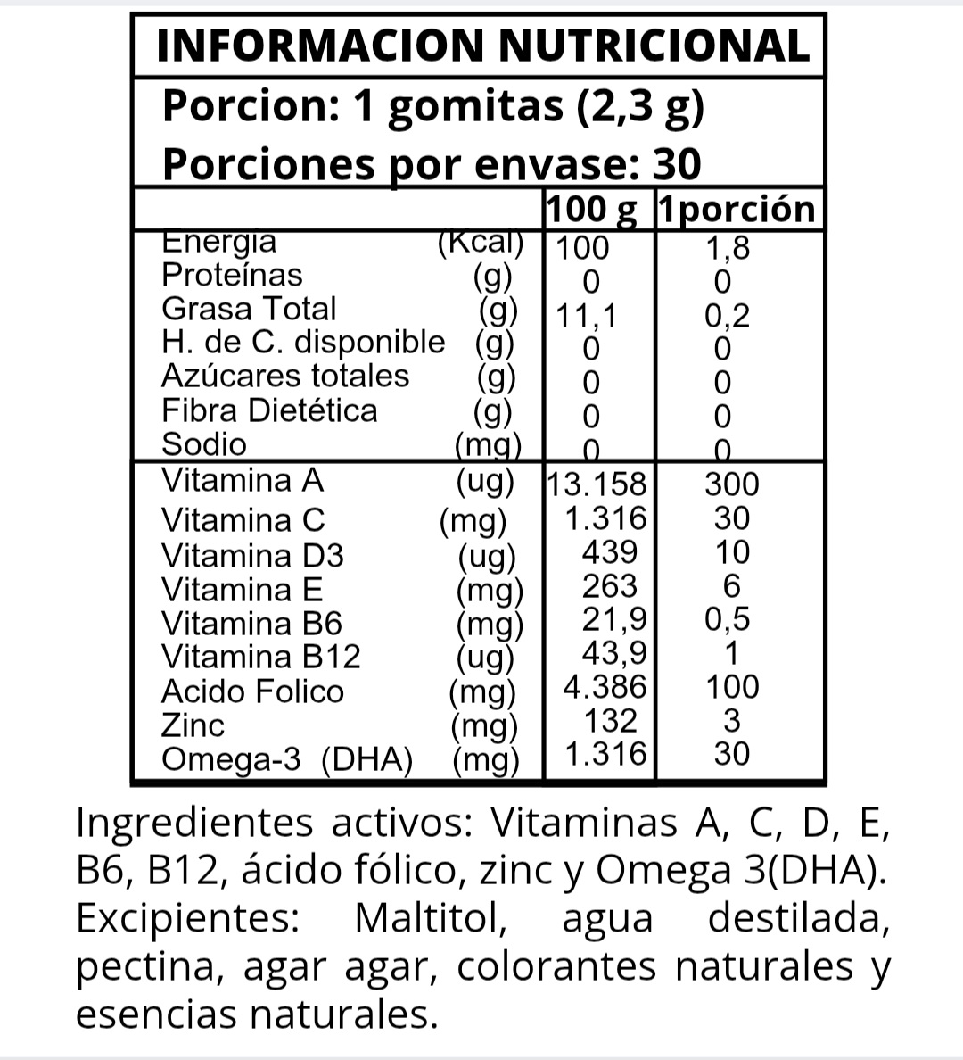 Gomitas Multivitamínicas Niños Con Omega3 Strongkids 10