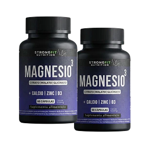 Pack Magnesio Con Calcio, Zinc Y D3 - 120 Cápsulas