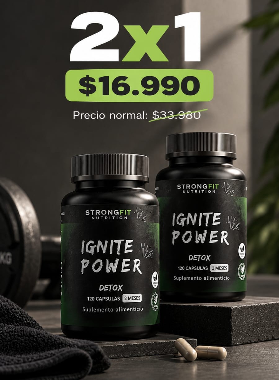 PACK 2X1 | Ignite Power – Detox Termogénico 100% Natural (240 Cápsulas/4 Meses) 1