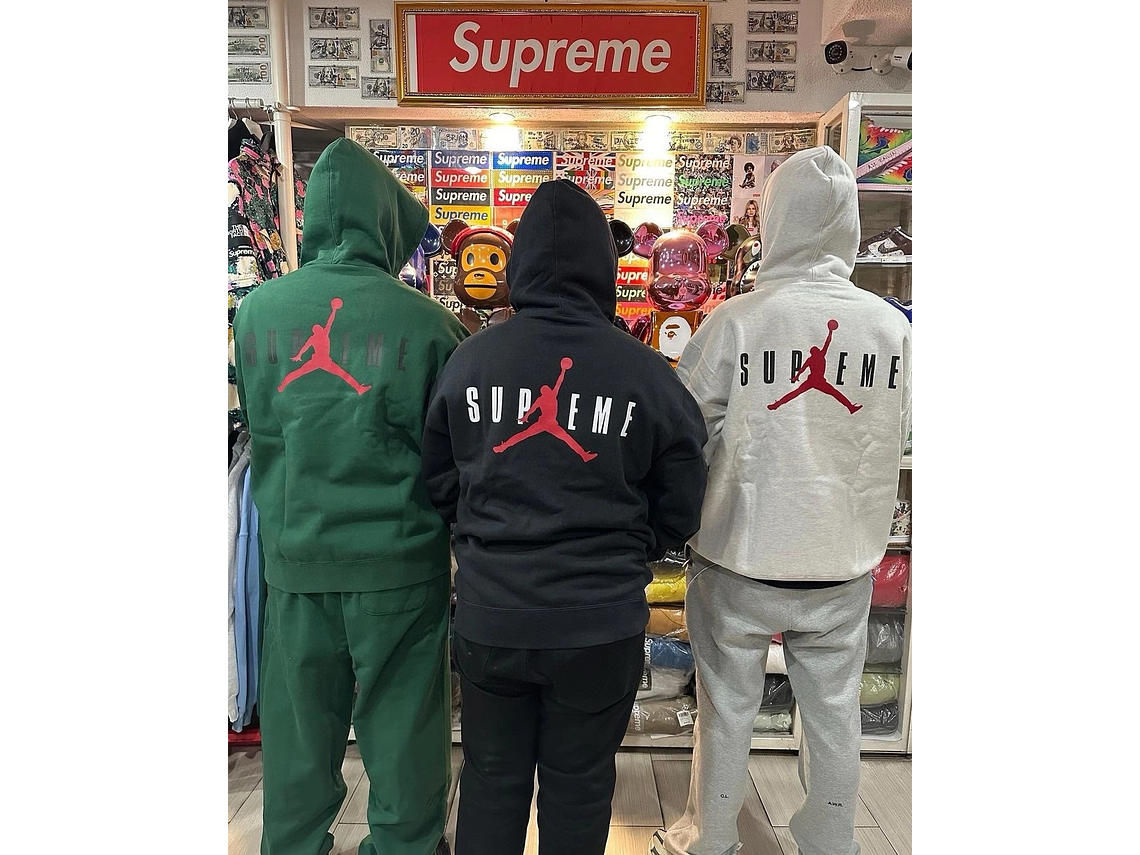 Supreme xJordan FW24 WEEK7 Hooded Sweatshirt 5