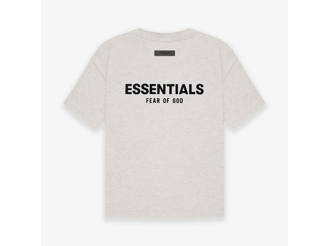 FEAR OF GOD ESSENTIALS FOG Flocked unisex T-shirt 4