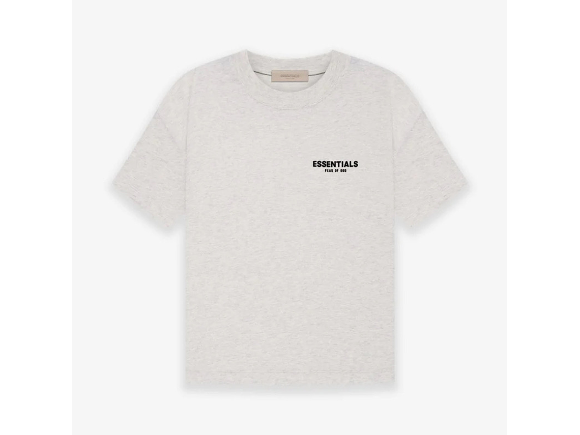 FEAR OF GOD ESSENTIALS FOG Flocked unisex T-shirt 1