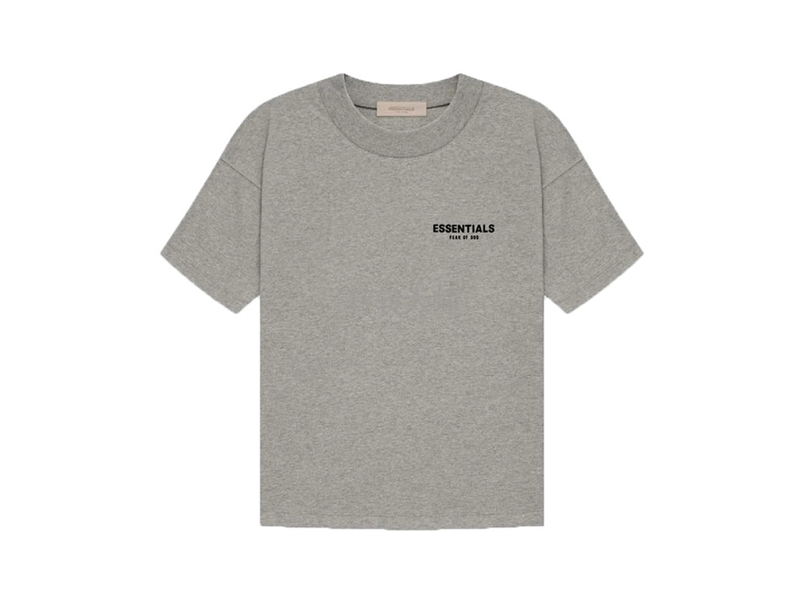 FEAR OF GOD ESSENTIALS FOG Flocked unisex T-shirt 2