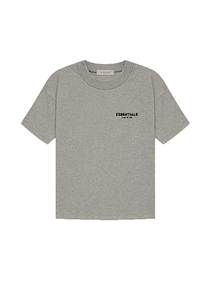 FEAR OF GOD ESSENTIALS FOG Flocked unisex T-shirt