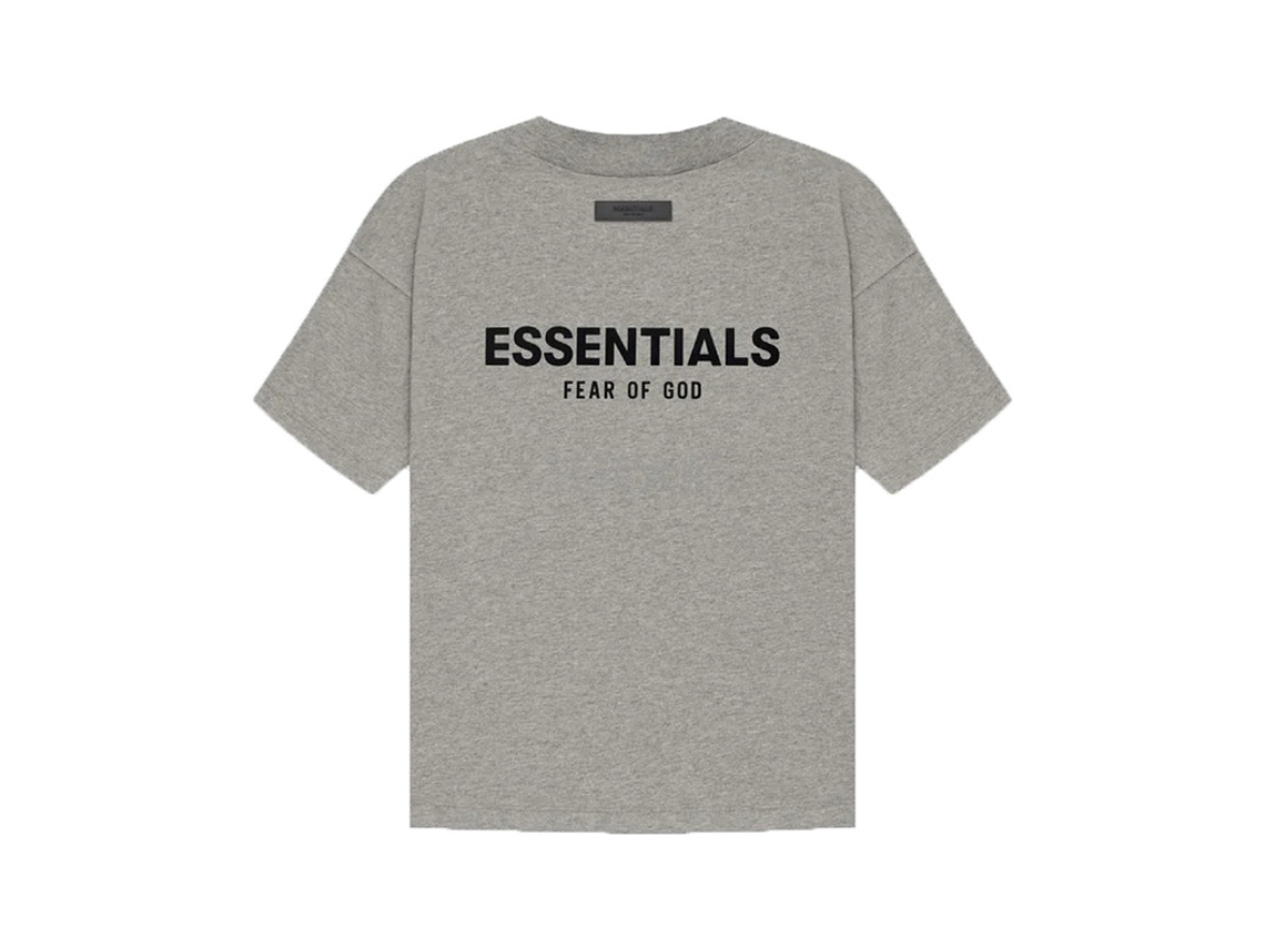 FEAR OF GOD ESSENTIALS FOG Flocked unisex T-shirt 5