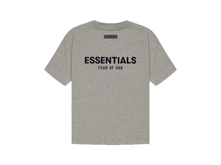 FEAR OF GOD ESSENTIALS FOG Flocked unisex T-shirt 5