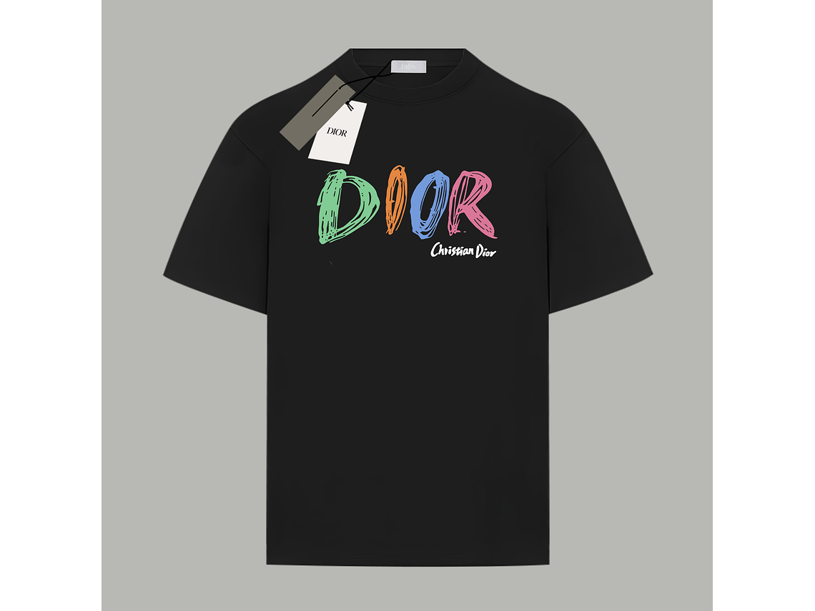 Dior monogram print cotton T-shirt 2
