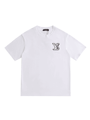 Louis Vuitton 100% cotton craft print embroidered washed oversize T-shirt