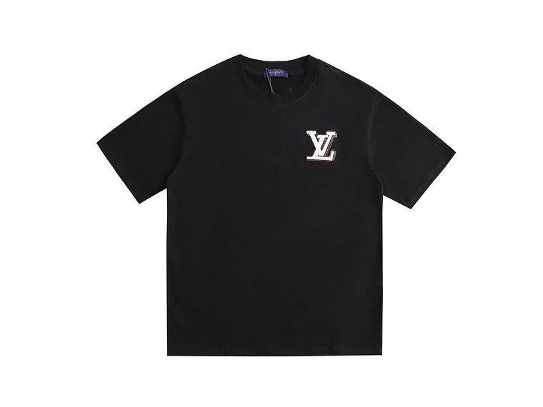 Louis Vuitton 100% cotton craft print embroidered washed oversize T-shirt 4