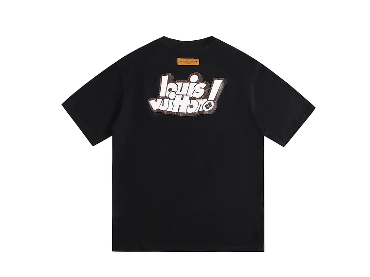 Louis Vuitton 100% cotton craft print embroidered washed oversize T-shirt 5