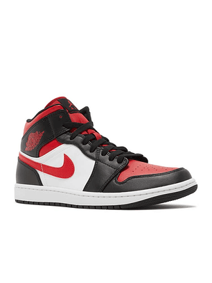 AIR JORDAN 1 MID 'BRED TOE'