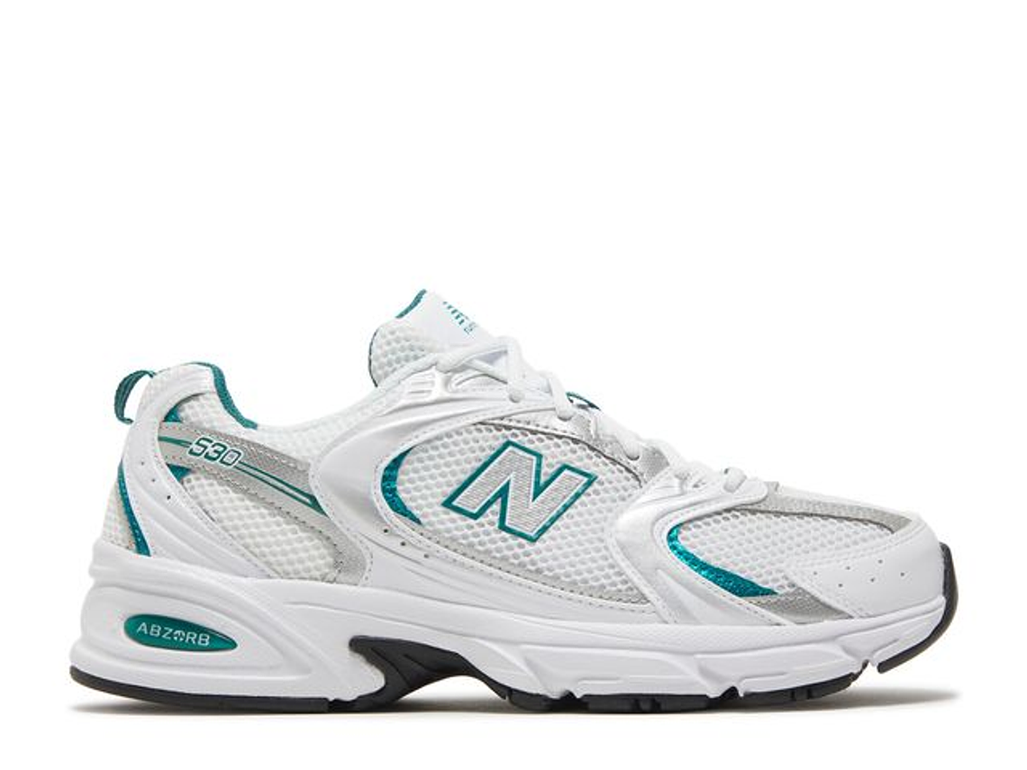 NEW BALANCE 530 'WHITE SILVER GREEN' 1