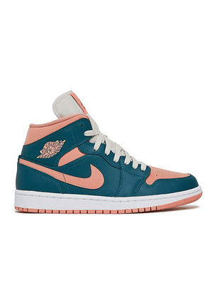 AIR JORDAN 1 MID 'DARK TEAL GREEN'